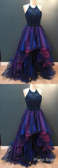 High Low Prom Dresses, Ombre Prom Dresses, Asymmetric Prom Dresses, Front Short Long Back Prom Dresses