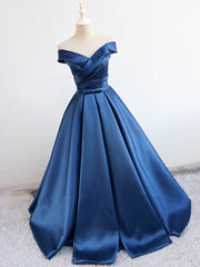 Off the Shoulder Blue/Green Long Prom Dresses, Green/Blue Off Shoulder Formal Evening Dresses